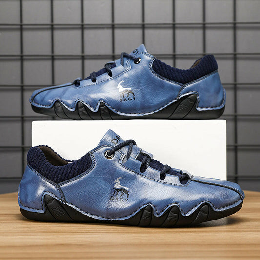 High Quality Men Sneakers Fashion Lace-up Flats Shoes.