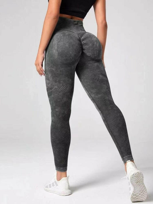 Hollow Design Seamless Leggings High Waist Hip Lifting Running Sports Fitness Yoga Pants Fashion Womens Clothing.