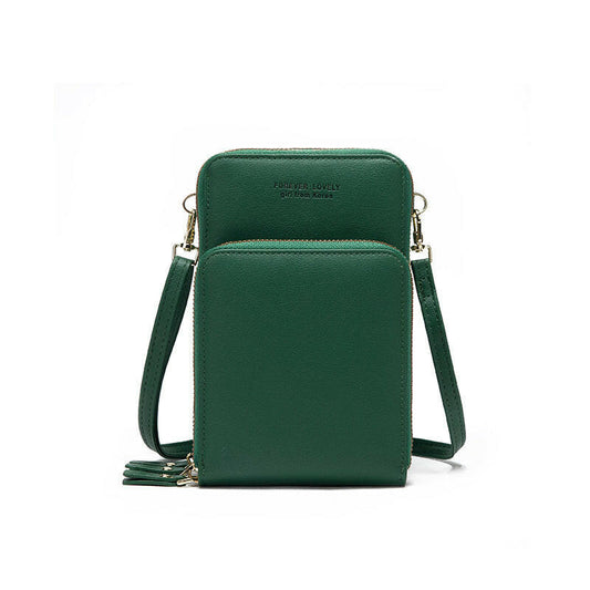 Crossbody Bag Women Tri-fold Pockets Phone Bags.