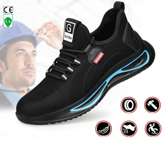 Steel Toe Shoes For Men Work Safety Shoes Nonslip Indestructible Sneakers.