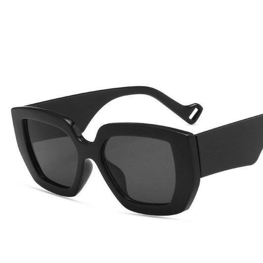 Side Sunglasses Personality Polygon Contrast Sunglasses Retro Sunglasses.