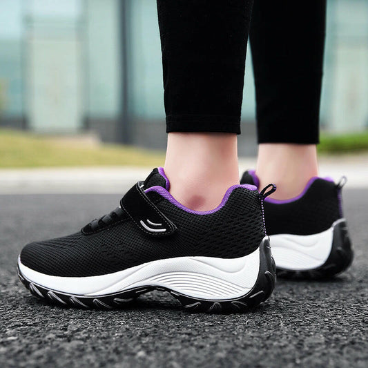 Running Shoes, Outdoor Key-step Sports Shoes, Thick-soled Height-increasing Shoes.